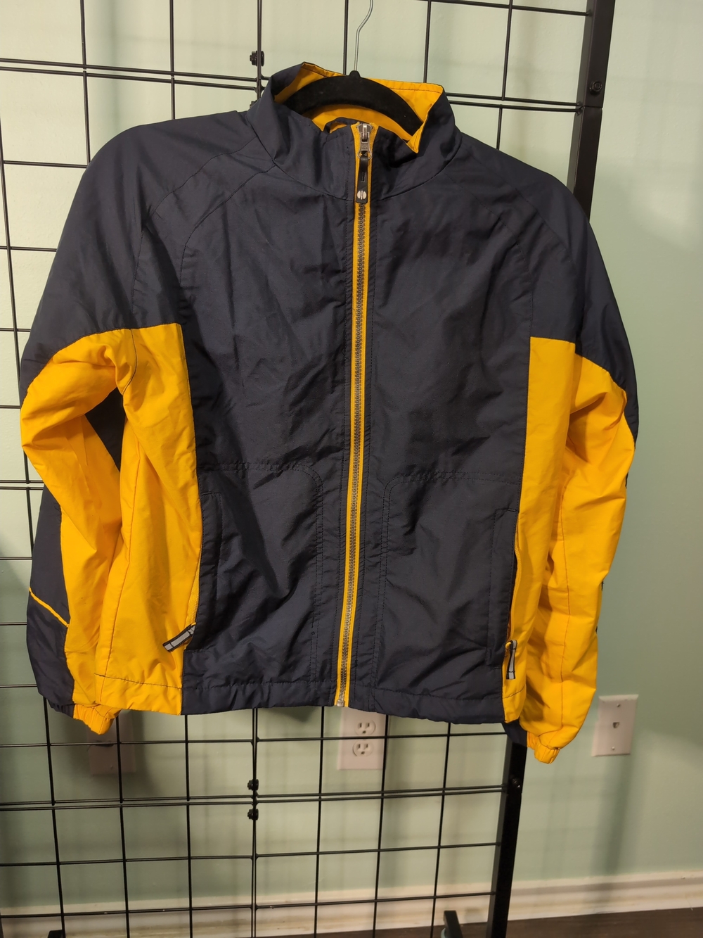 Holloway Women’s Navy Blue & Yellow Lightweight Windbreaker